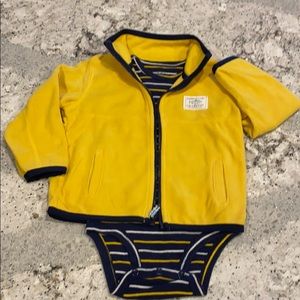Carter’s Toddler Boys Jacket and Onesie Set